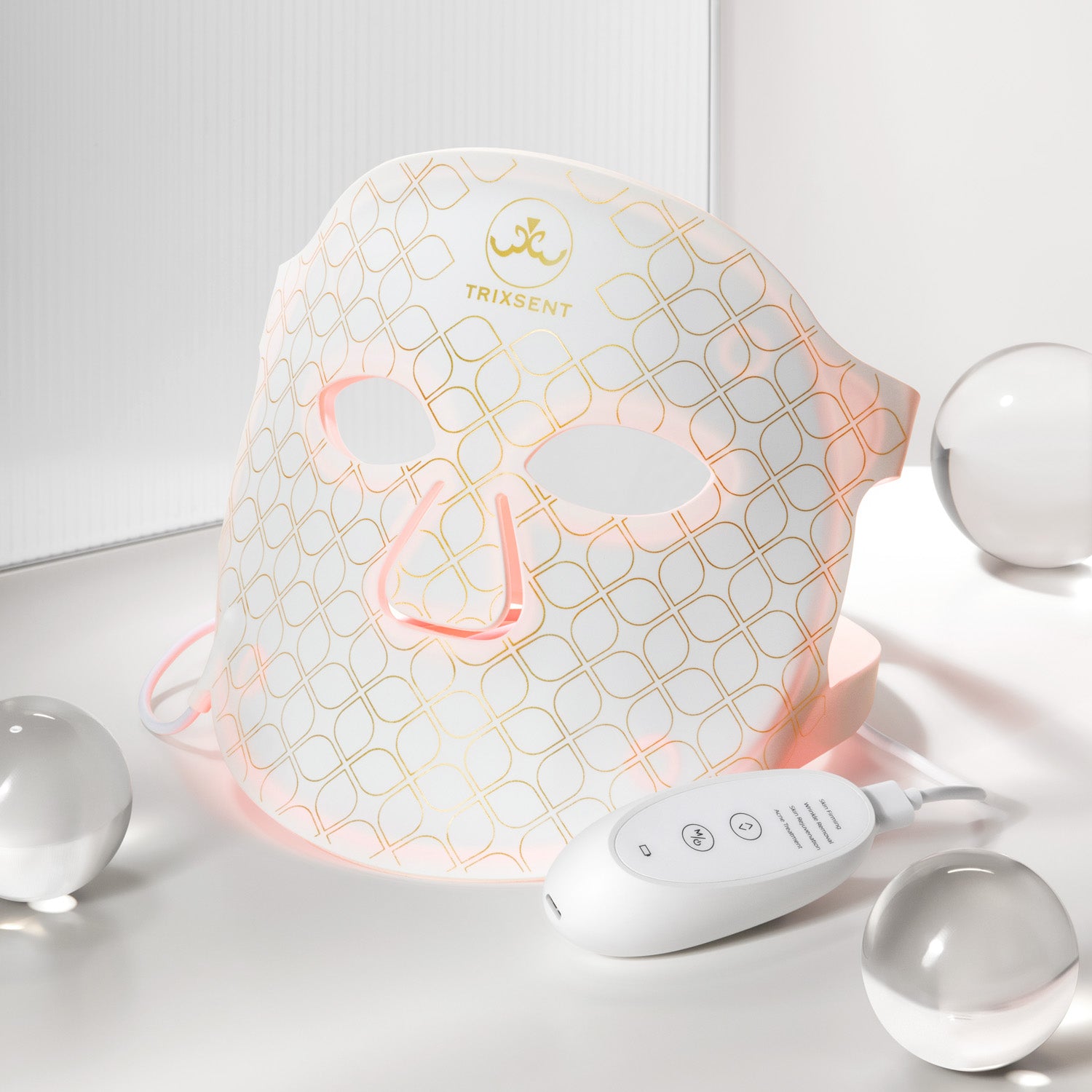 Trixsent LED Lights Facial Therapy – Speedy Collagen Booster Mask