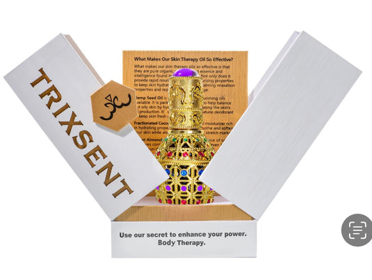 TRIXSENT Body Therapy Oil - Luxury Refillable Bottle